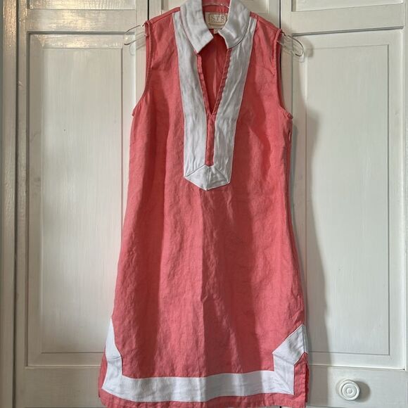 Sail to Sable Classic Sleeveless Linen Tunic Dress - Size S - Picture 11 of 11